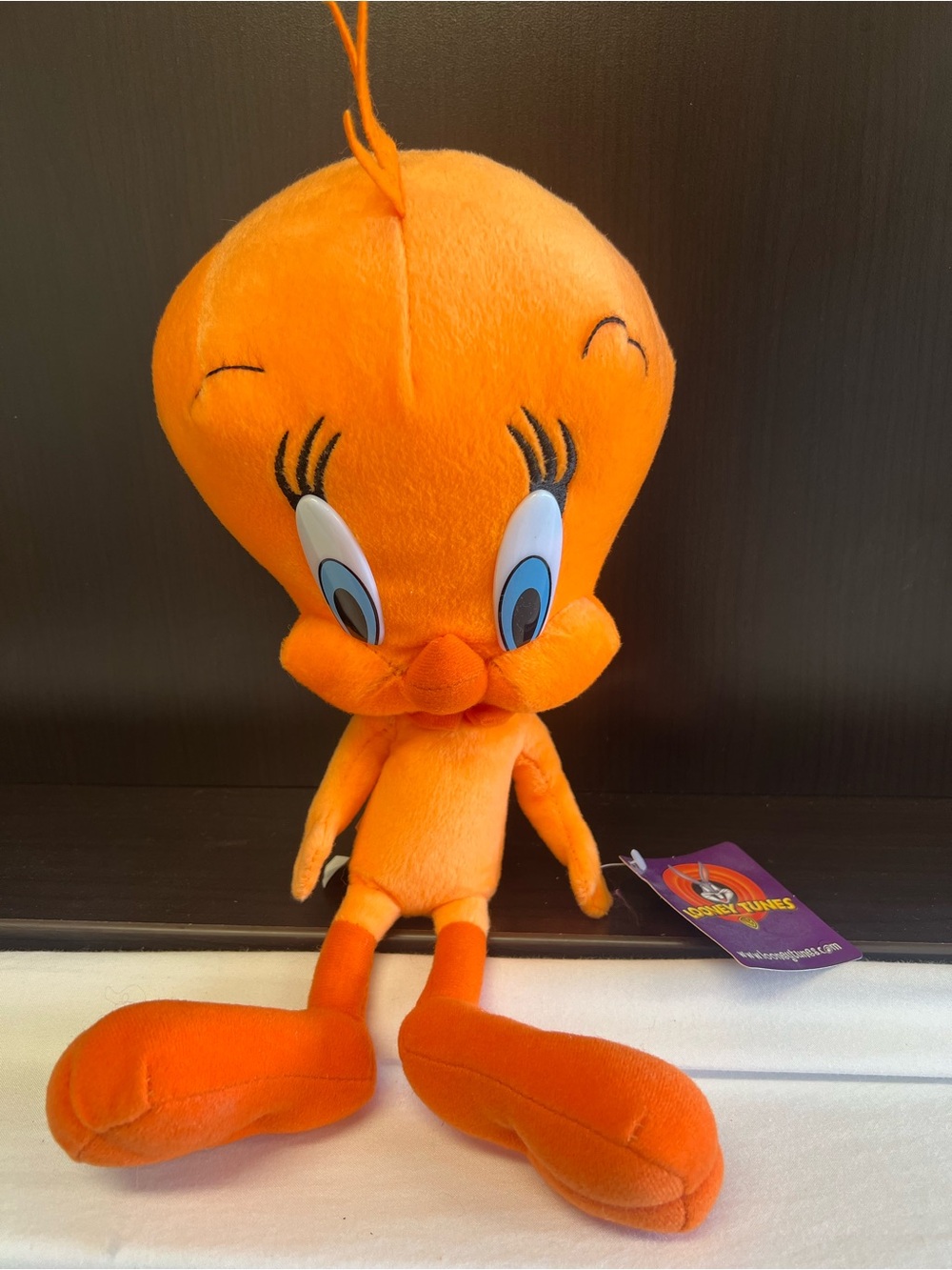 RARE VINTAGE❗️Tweety Bird Plush Toy - Bright Orange Looney Tunes